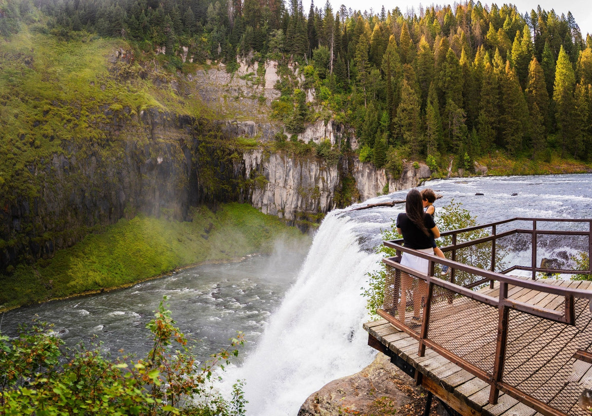 Upper and Lower Mesa Falls: A Waterfall Stop in Idaho