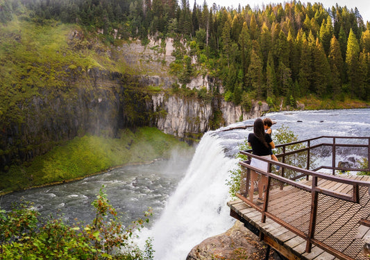 Upper and Lower Mesa Falls: A Waterfall Stop in Idaho